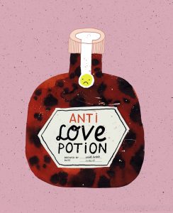 Anti Love Potion voor Valentijnsdag door Aniek Bartels